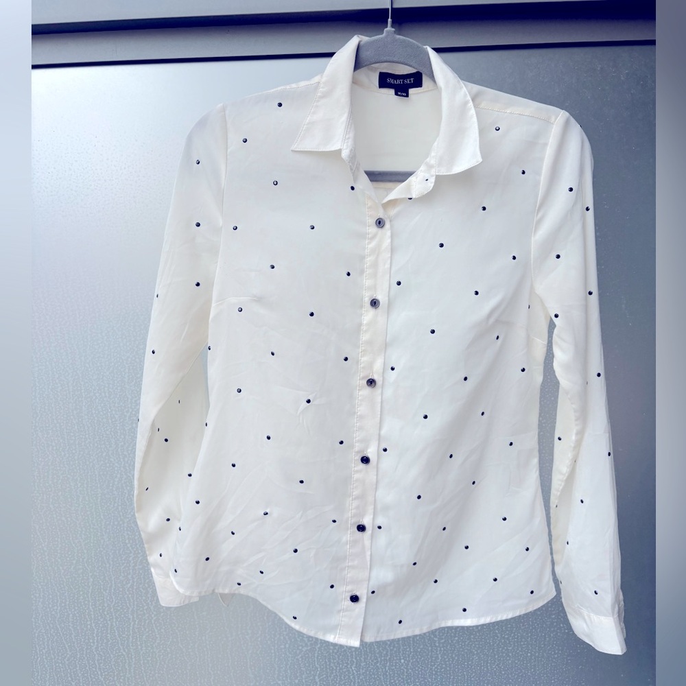 Smart Set | Dot Blouse
